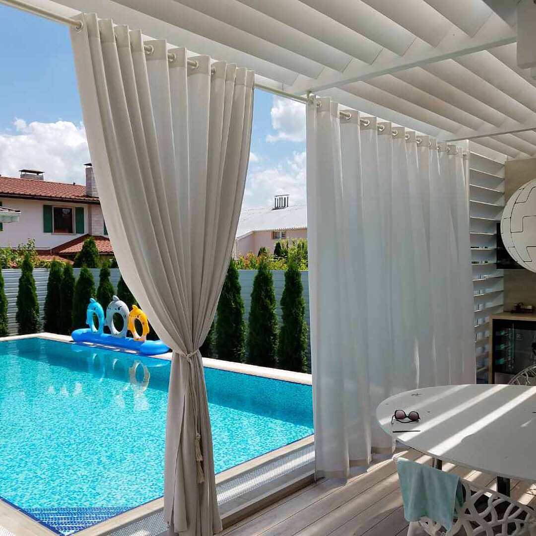 шторы на террасу