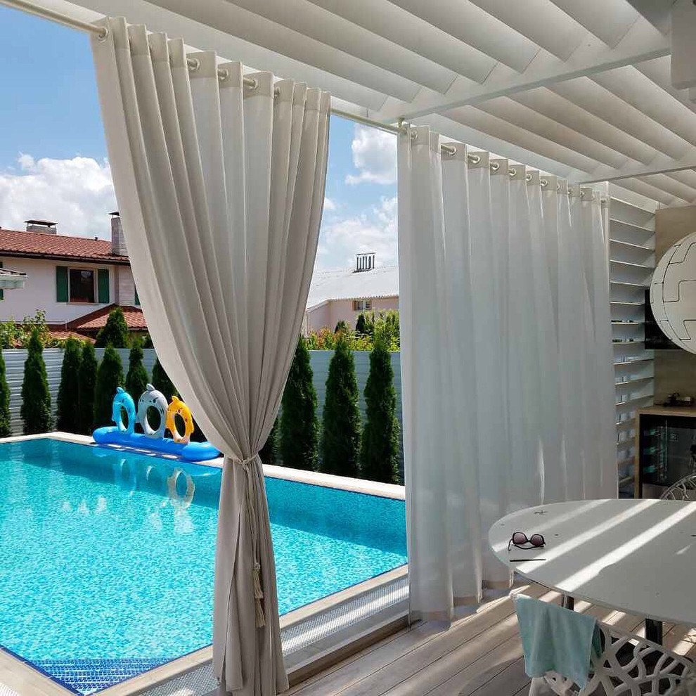 шторы на террасу