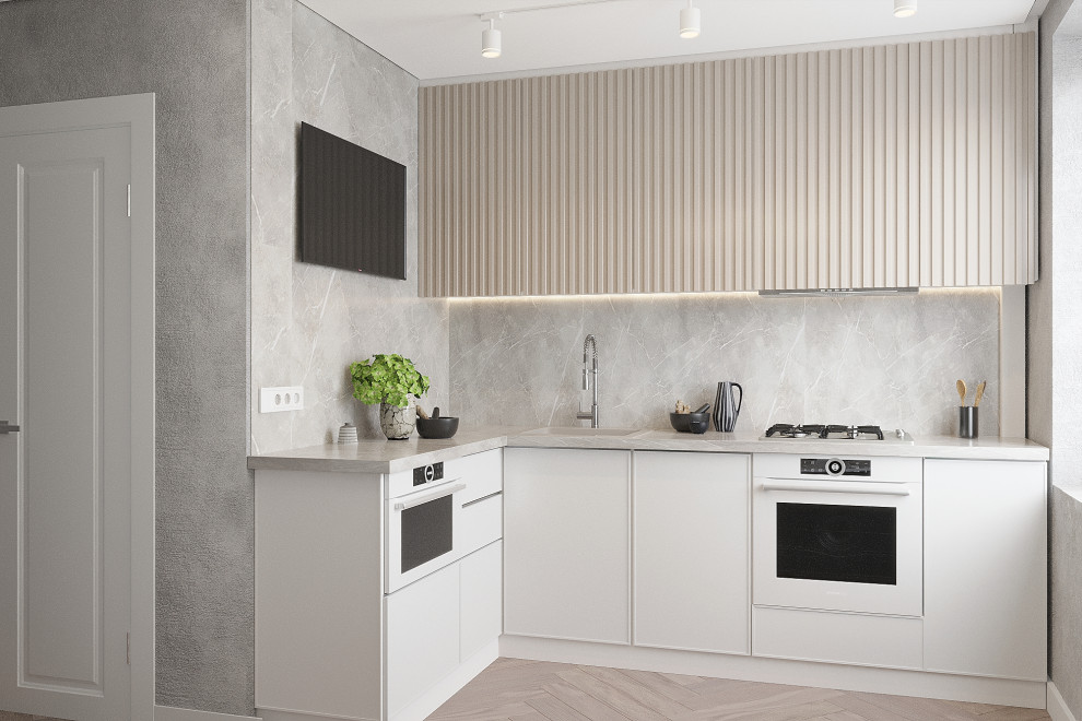 Серый-зеленый оазис: гармония контрастов