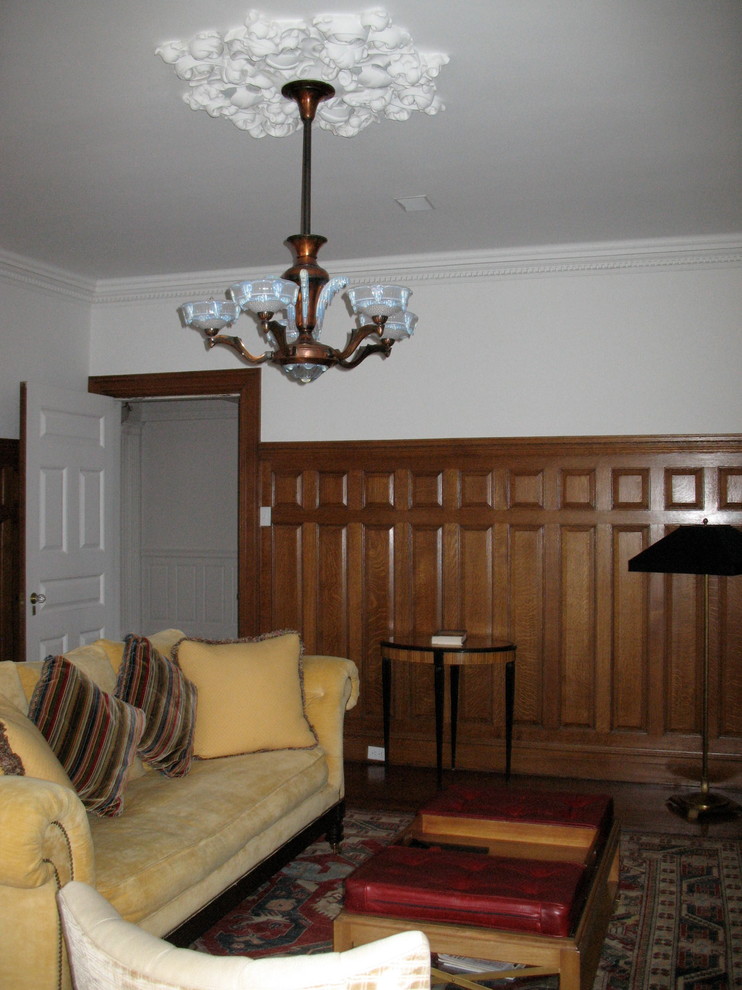 6-light French Art Deco Chandelier with Opalescent Shades - Circa 1930 ...