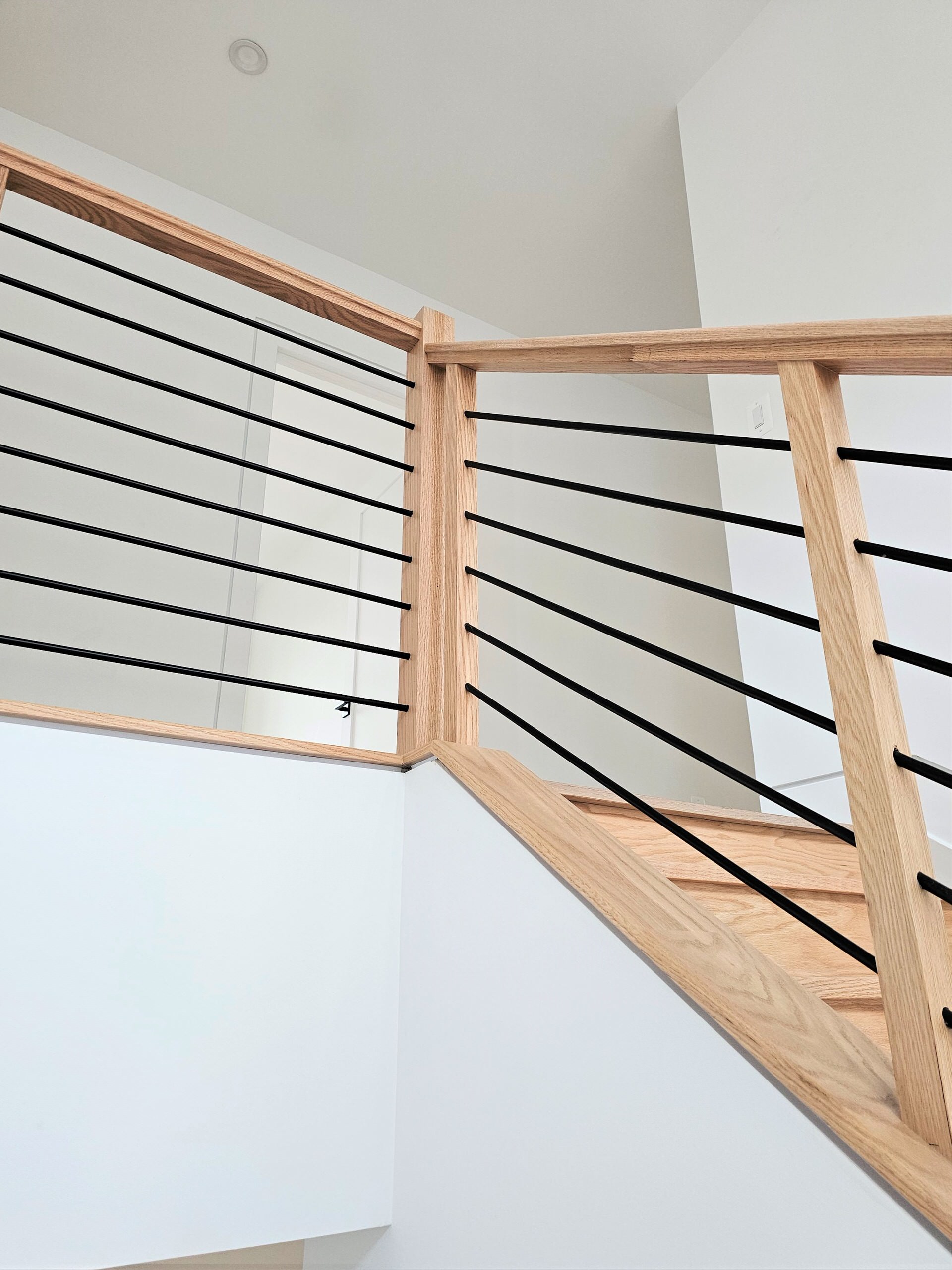 108_Red Oak Stairs in Light Filled Space, Fairfax, VA 22031