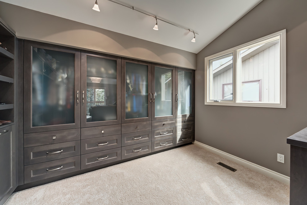 Transitional storage and wardrobe in Calgary.