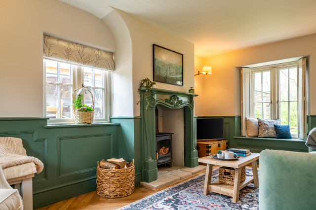 Cotswold House Re-design lantlig-vardagsrum