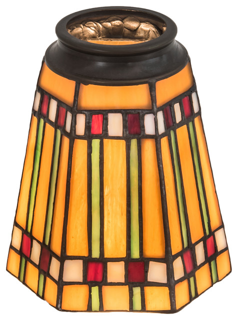 4W Prairie Corn Fan Light Shade - Craftsman - Ceiling Fan Accessories ...