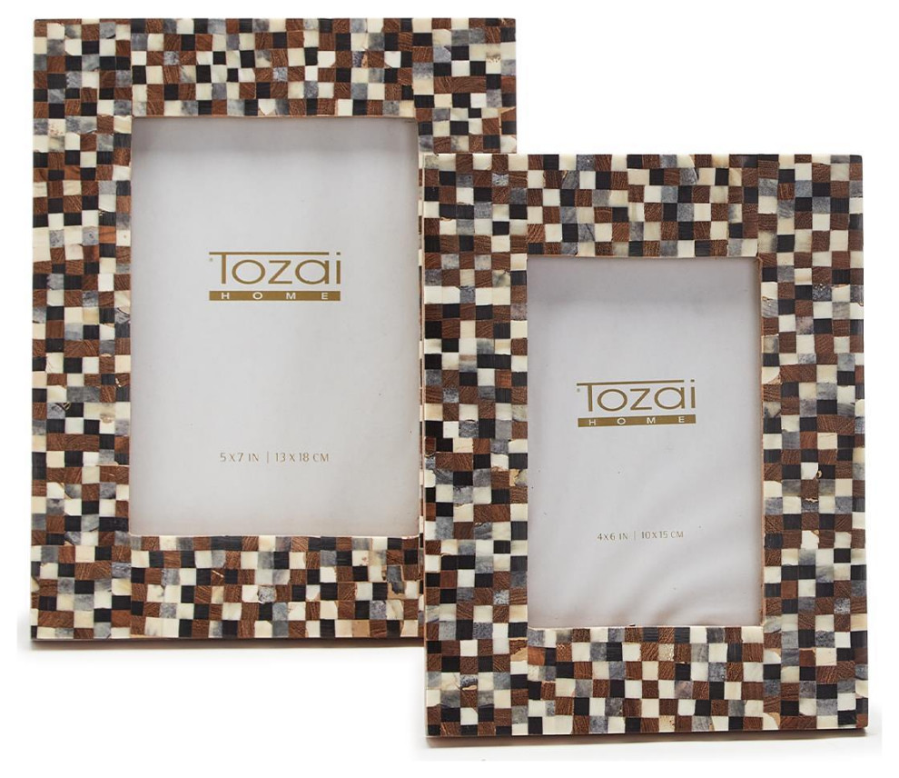 Tozai Micro Squares Set of 2 Photo Frames