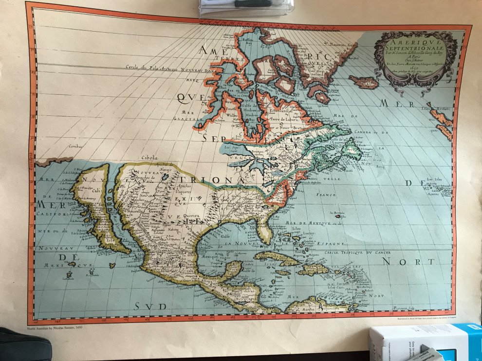 Advice using old map as office decor inspiration | Houzz Forum