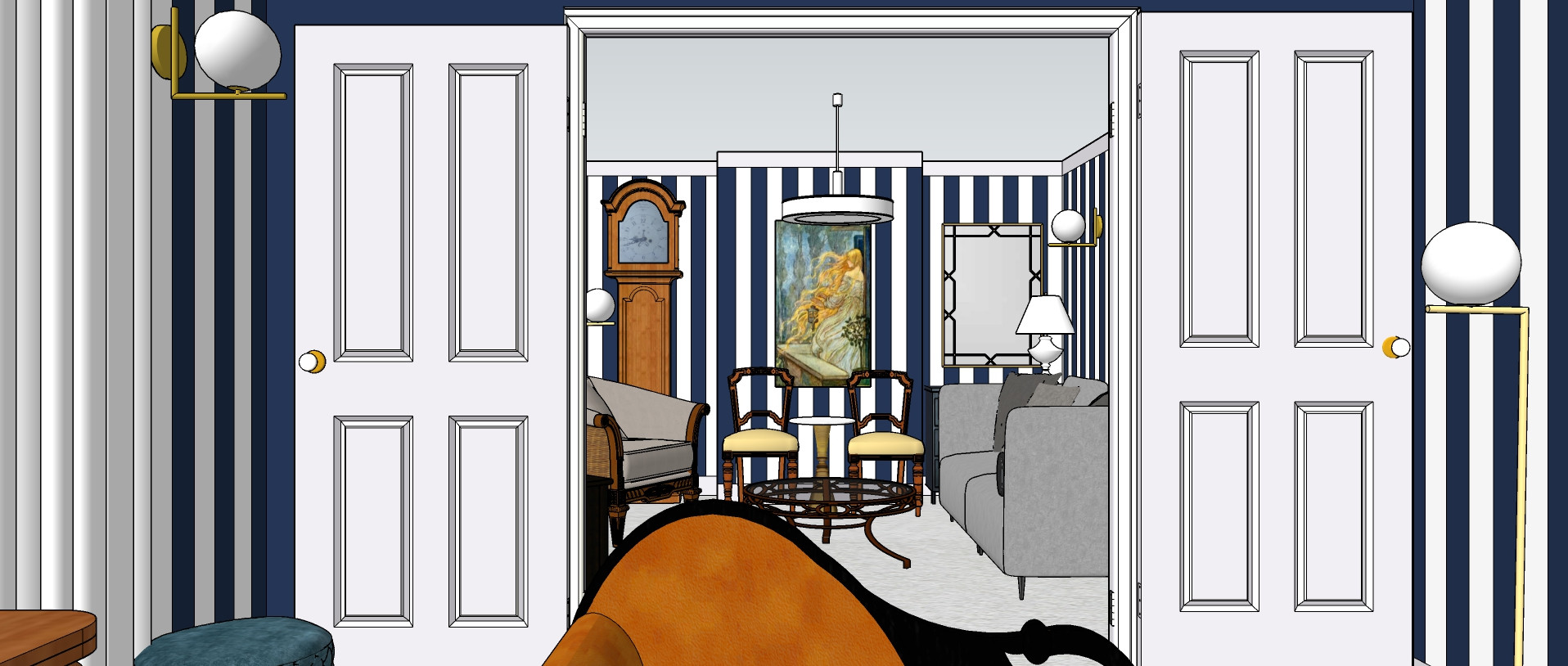 Victorian House Cambridge - Lounge & Sitting Room