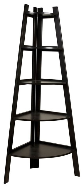 5 Tier Corner Ladder Display Bookshelf Transitional Bookcases By Houzz - 5 Tier Corner Ladder Shelving Unit 5 Tier Corner Ladder Display Bookshelf Transitional Bookcases By Houzz - 5 Tier Corner Ladder Shelving Unit
