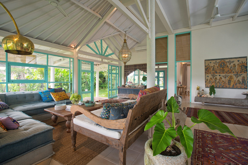 Inspiration for a mediterranean home design remodel in San Diego