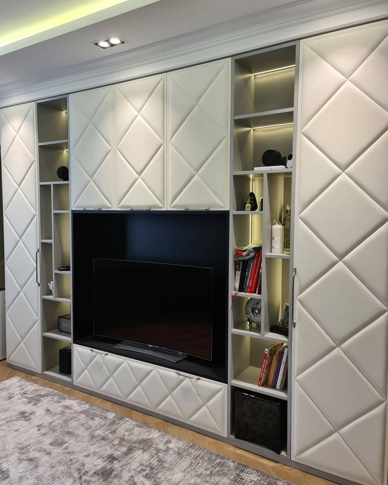 Мягкие стеновые панели для ТВ зоны