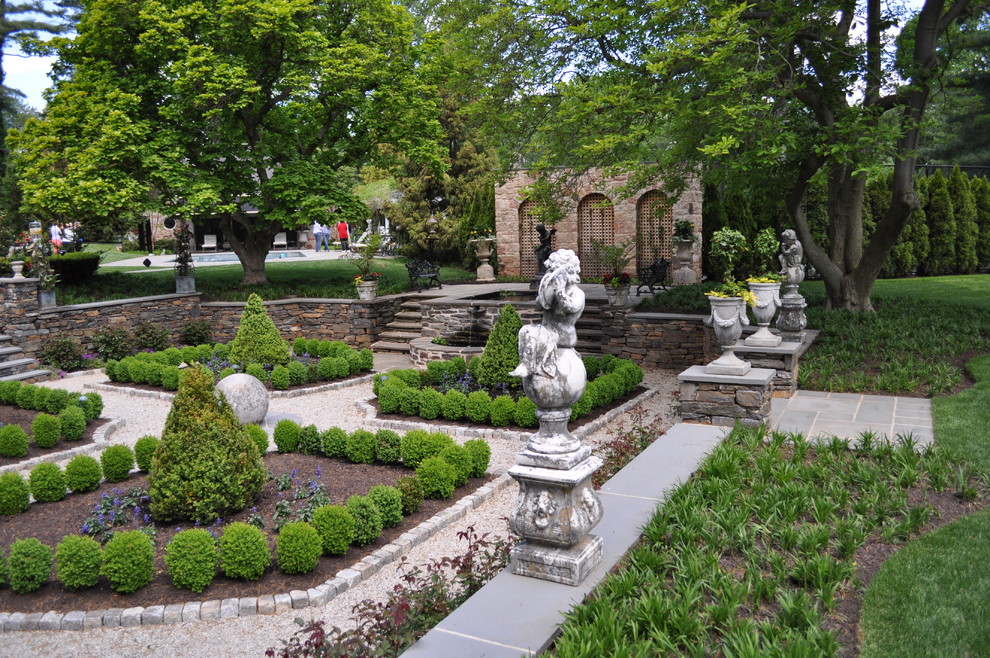 Traditional garden in Philadelphia.