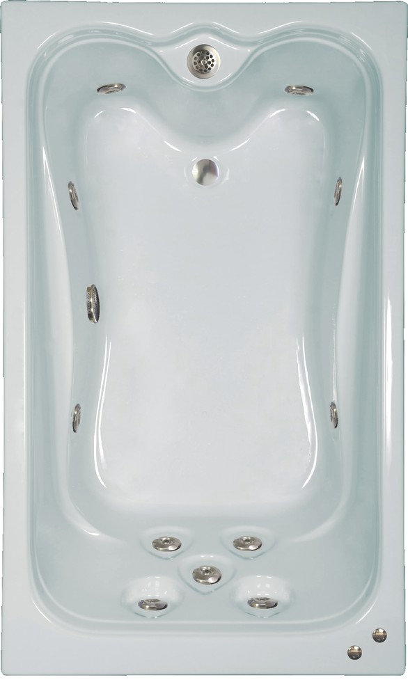 60 L X 36 W Elite White Airbath, Kohler Expanse Bathtub 60 X 30 36