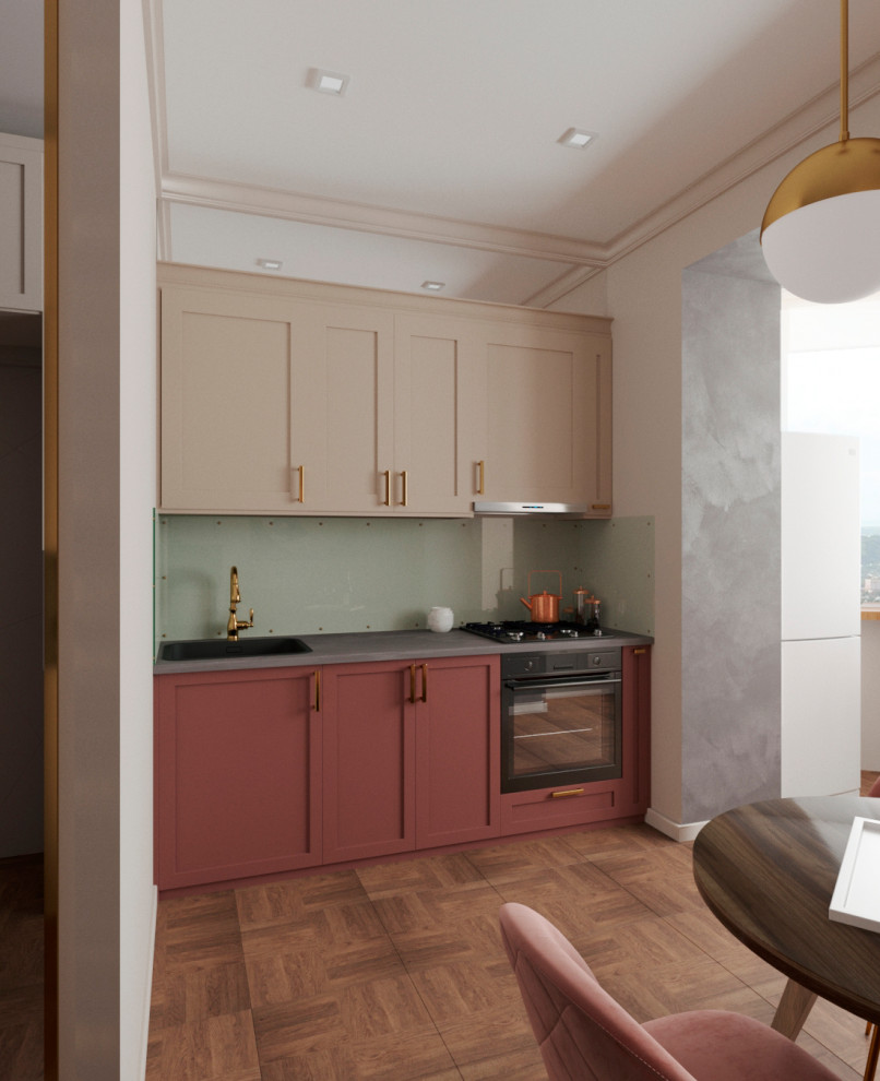 #Шик_в_однушке - кухня-коридор