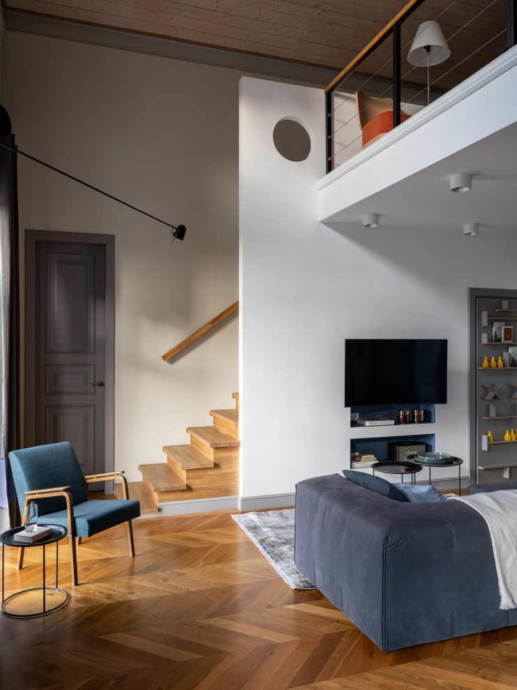 ИНТЕРЬЕР: Квартира двухуровневая с мансардой