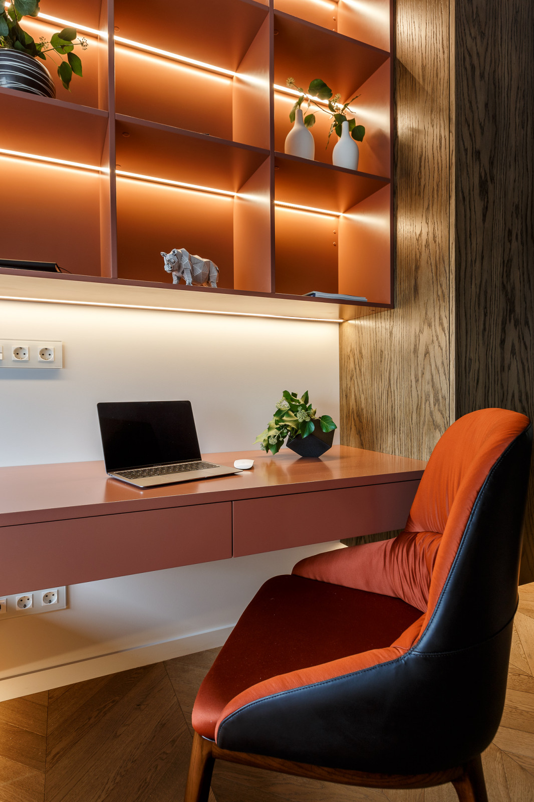 Реализованный дизайн проект квартиры в ЖК "Горный"