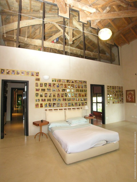 Cascina Corrada - camera da letto mediterranean-bedroom