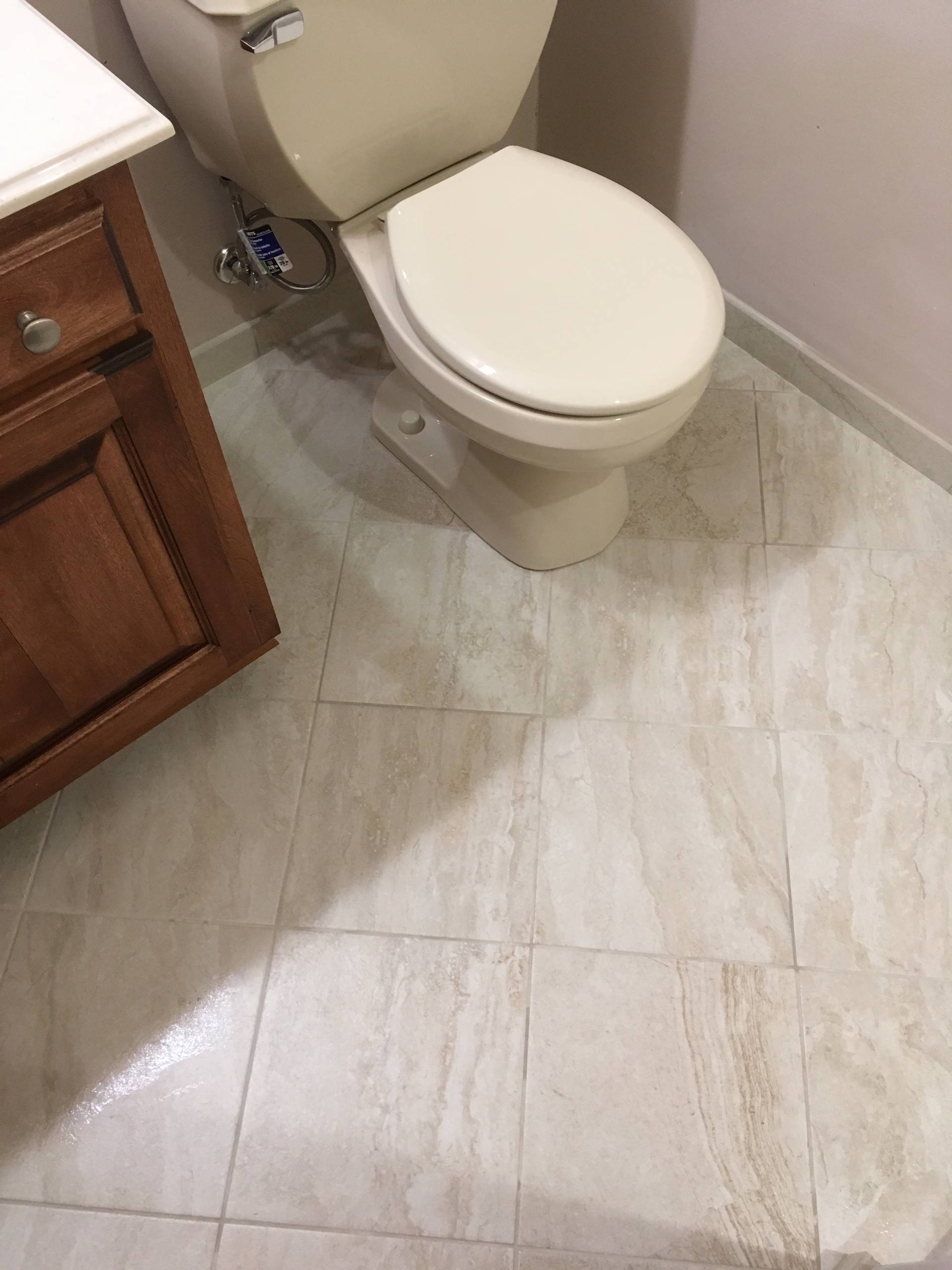 Basement bathroom remodel