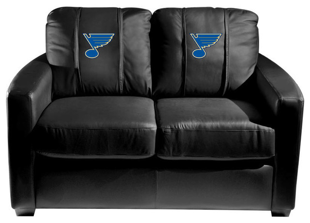 St. Louis Blues Stationary Loveseat Commercial Grade Fabric