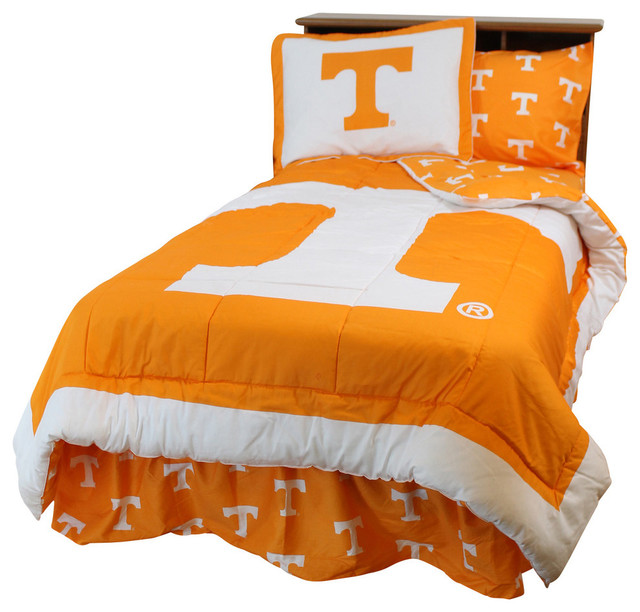 Tennessee Volunteers Bed In A Bag Twin With Team Colored Sheets