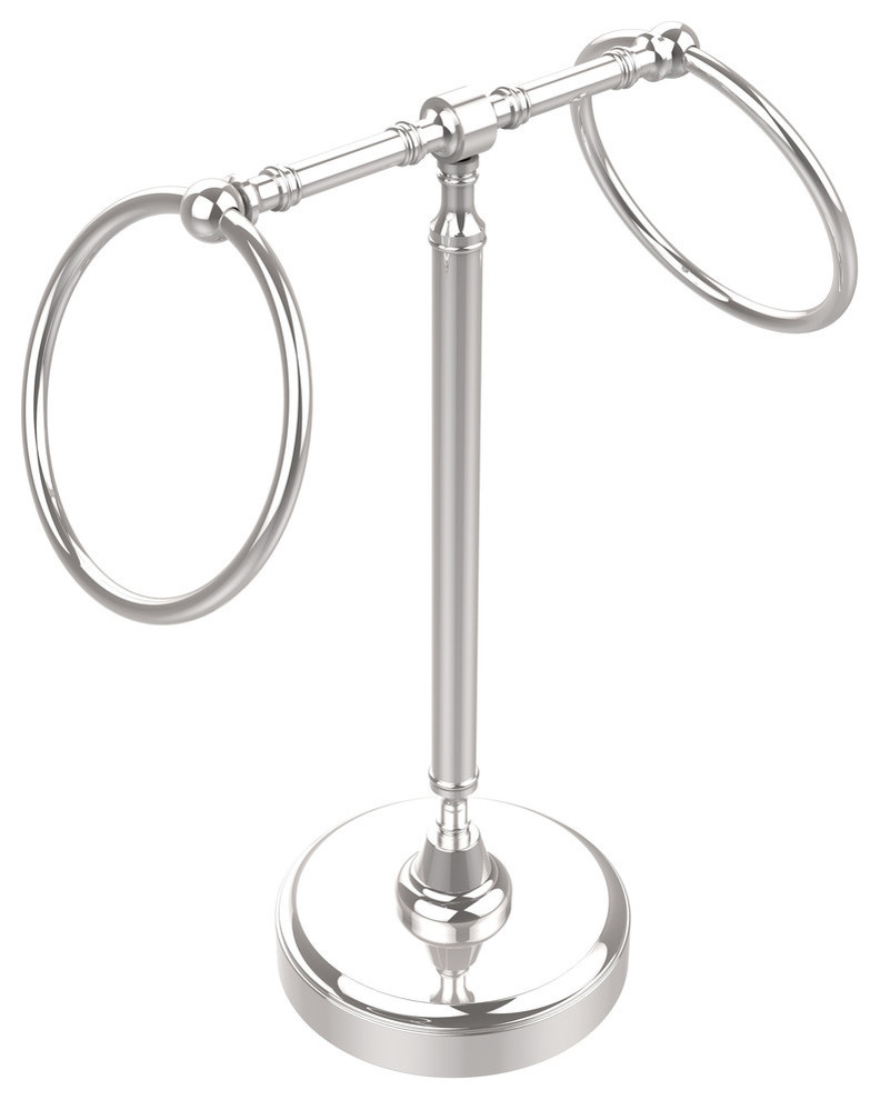 Vanity Top 2 Towel Ring Guest Towel Holder Traditional Towel Racks