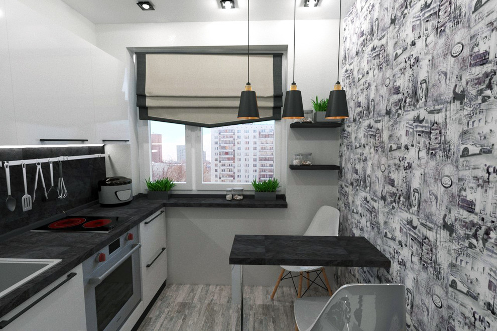 Маленькая кухня в современном стиле