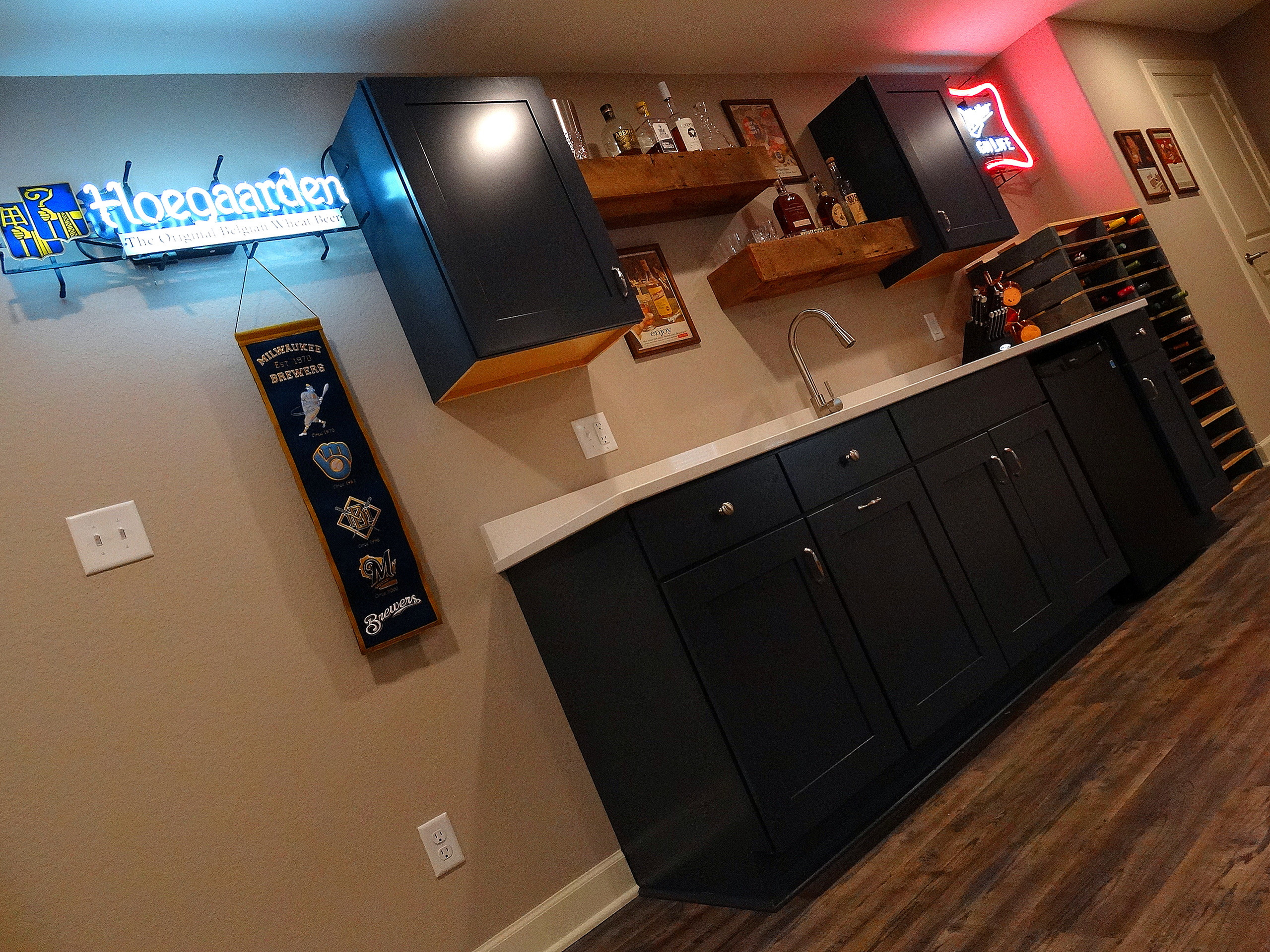 Lower Level Remodel in Lannon, WI