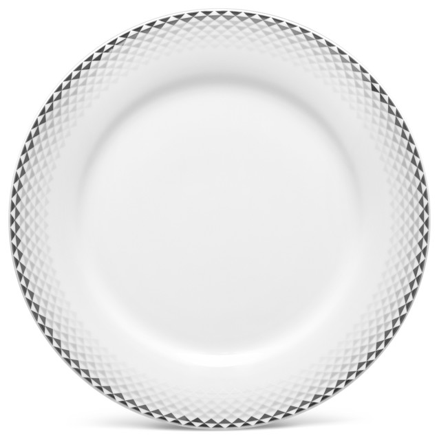 Noritake City Dawn Accent Plate, Set of 4 Contemporary Dinner