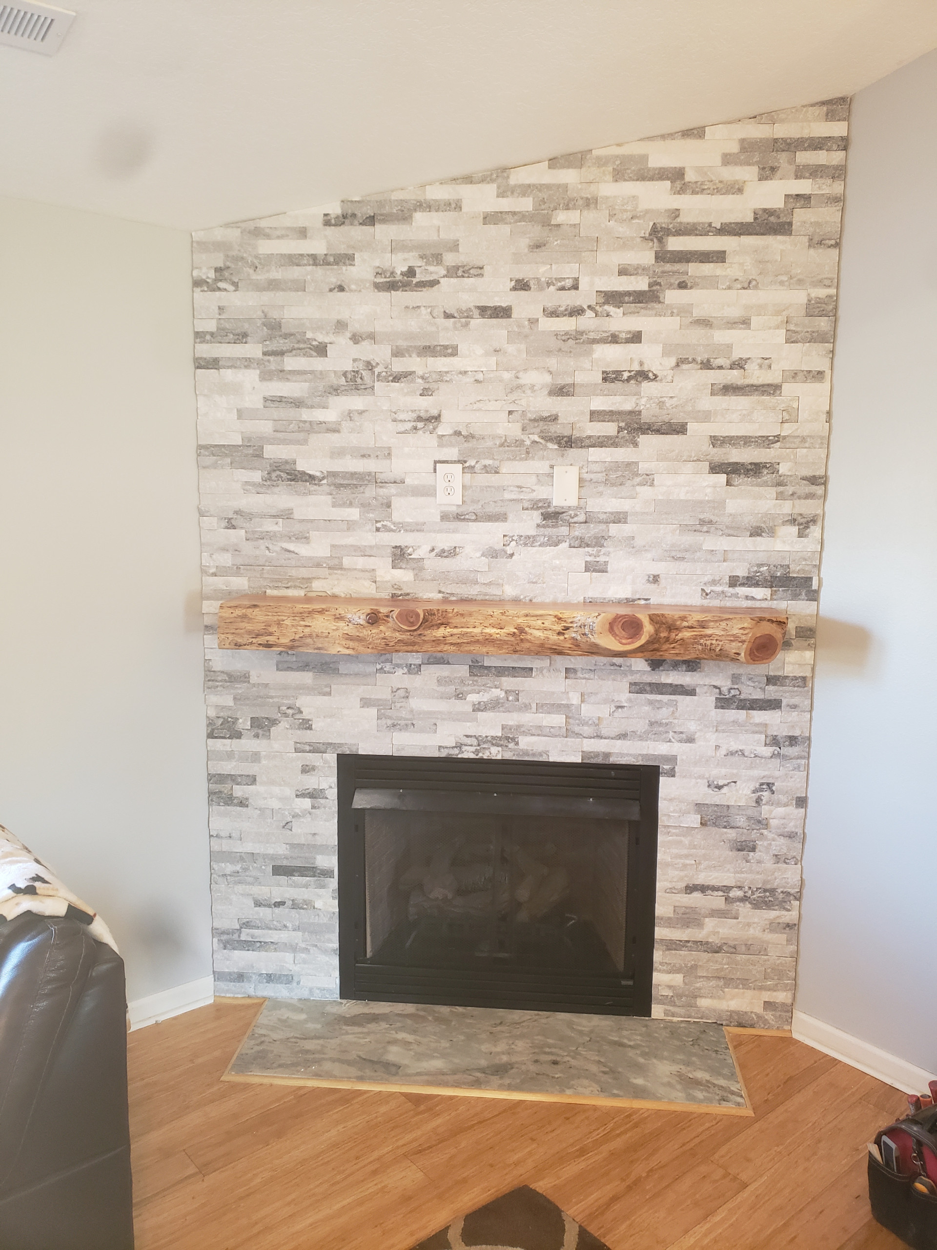 Custom Solid Beam Mantels