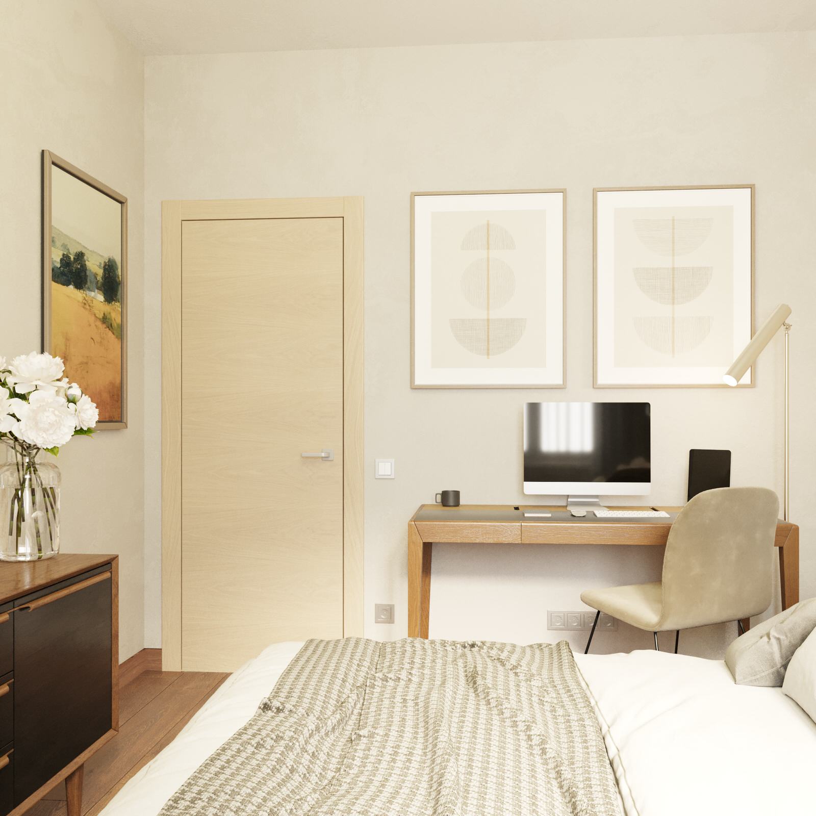 КВАРТИРА В СВЕТЛЫХ ТОНАХ