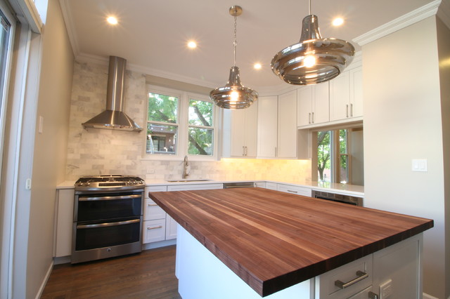 30 Day Makeover for  Wrigleyville Townhouse contemporary-kitchen