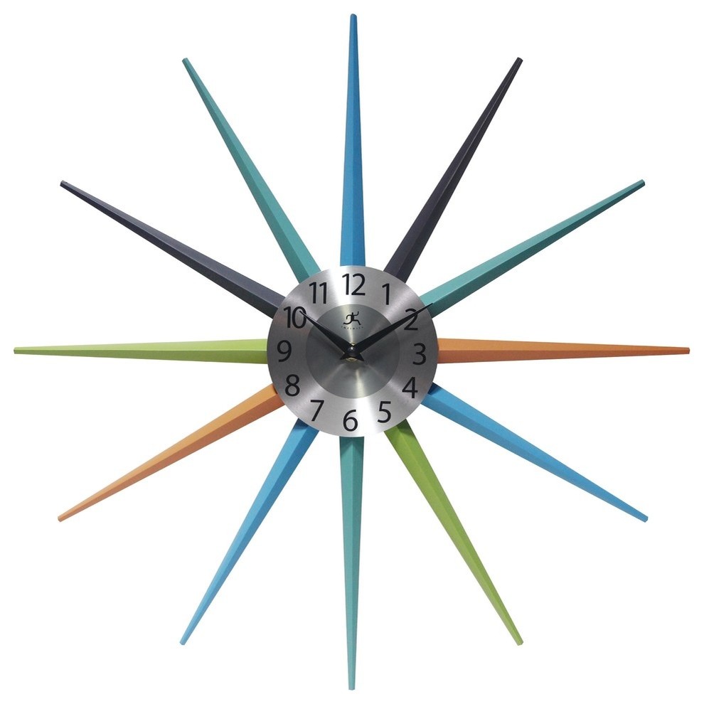 20.5 inch Multicolor Wall Clock Stellar by Infinity Instruments