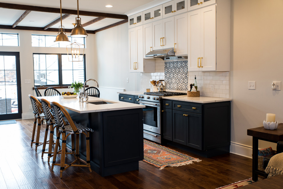 Eclectic home design photo in Baltimore