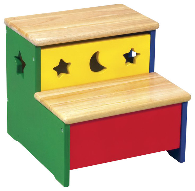 Guidecraft Moon and Stars Storage Step-Up