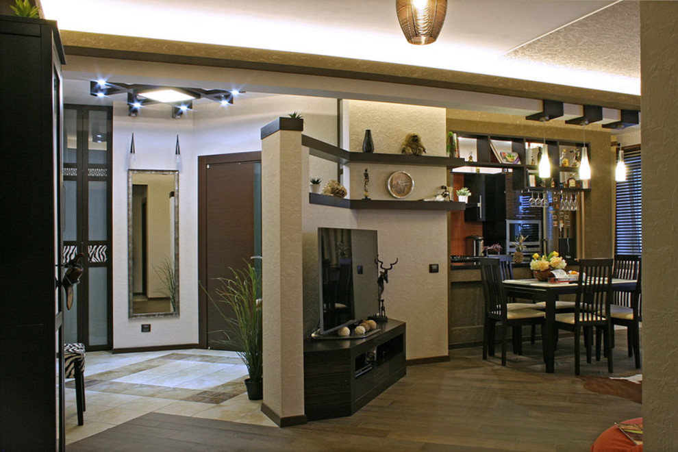 Квартира с африканскими мотивами в г. Обнинске.