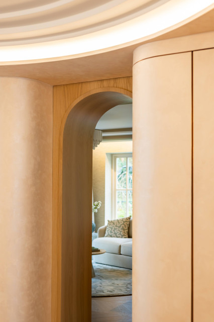 Burkes crescent contemporary-vardagsrum