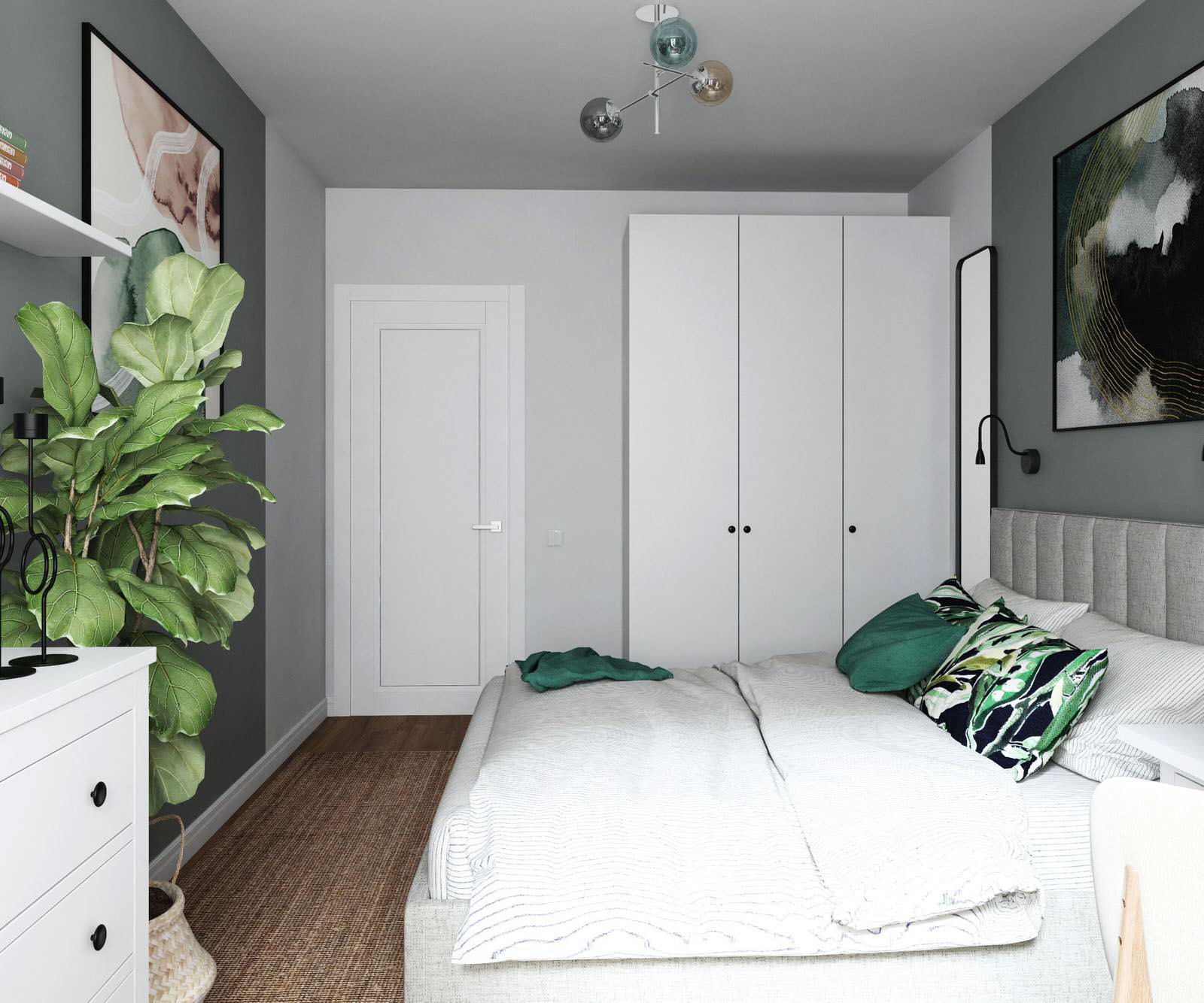 роскошный серо-зеленый