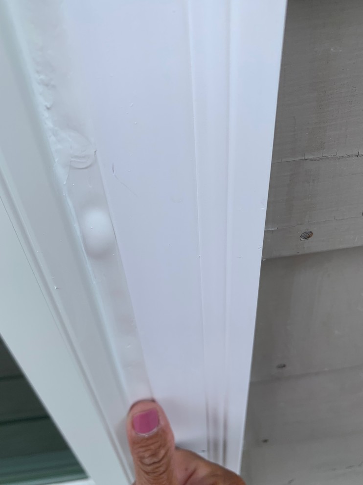 New French Door installedcaulking question???