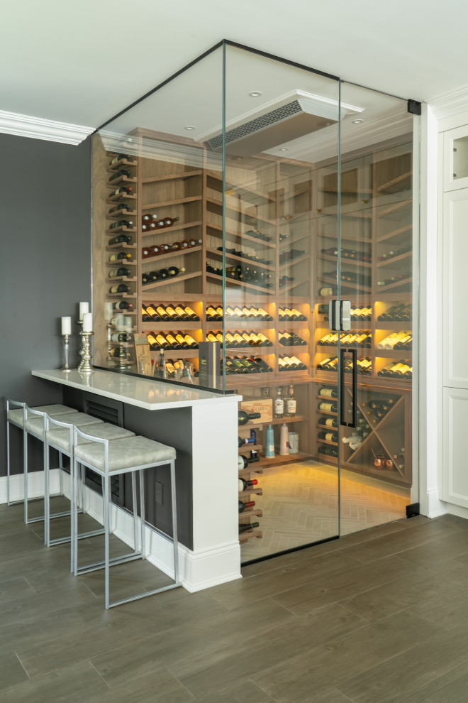 Timeless Kitchen with a View - Transitional - Wine Cellar - New York ...