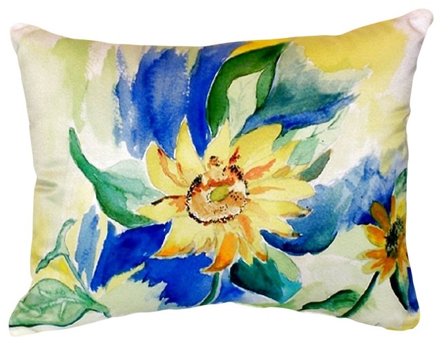Betsy's SunFlower No Cord Pillow - Set of Two 16x20