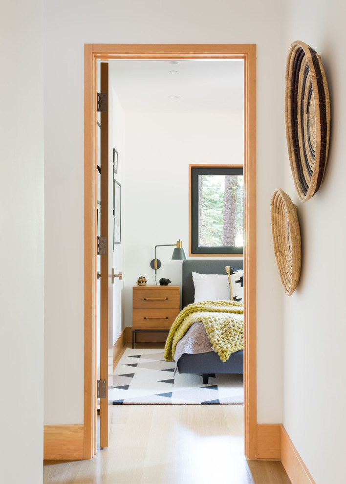 Inspiration for a rustic bedroom remodel in San Francisco