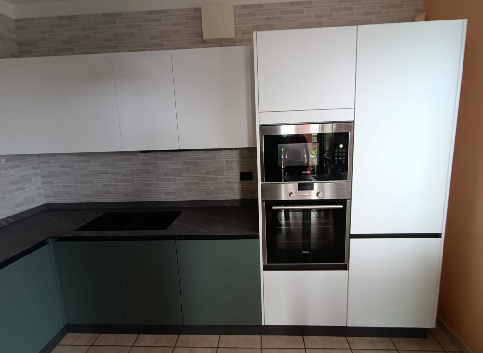 Restyling Cucina Ante PET Verde Muschio e Zucchero
