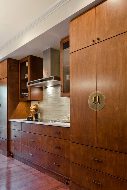 Alamo Heights Asian Inspired Condo Kitchen In San Antonio By