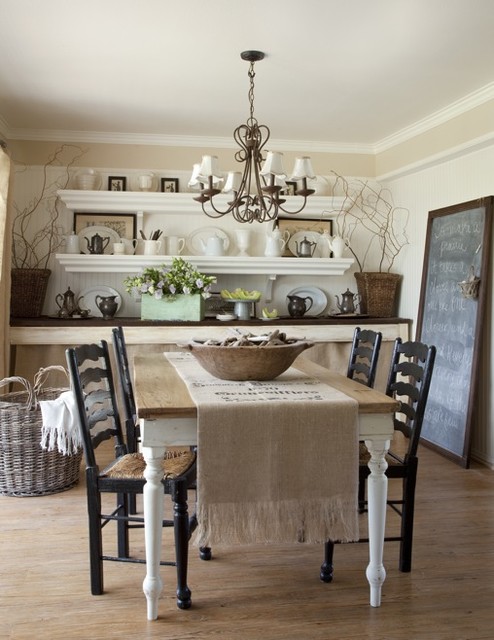 Rustic Cottage Style Dining Room - Traditional - Dining Room - Los