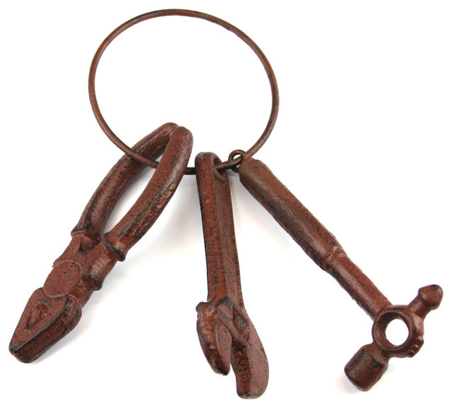 Tools Hanging Cast Iron Decorative Objects And Figurines by Jubilee