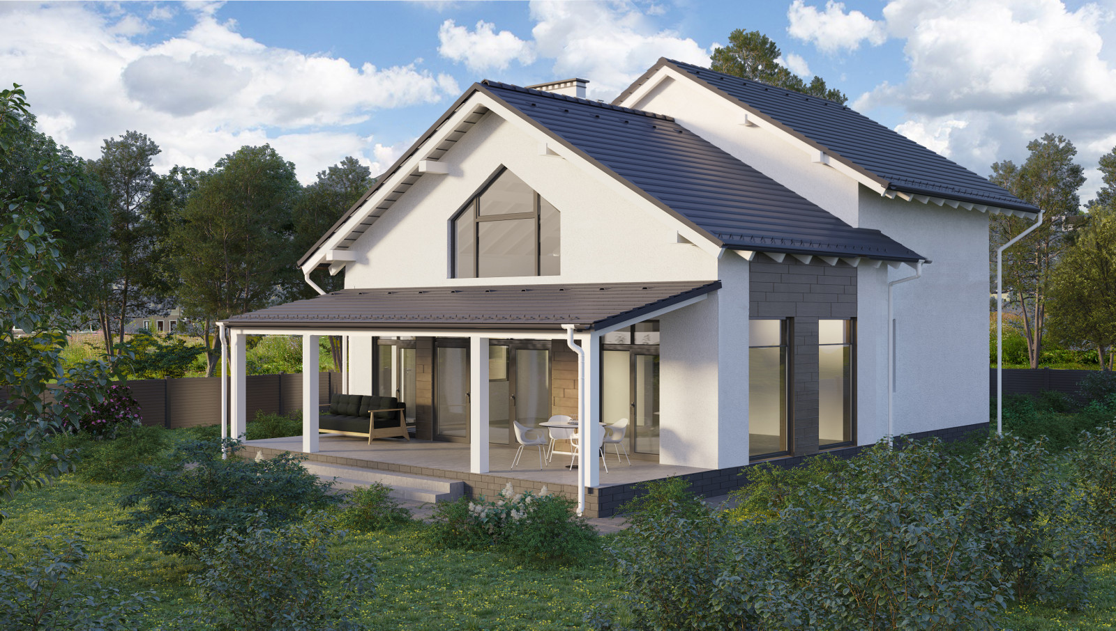 Белый дом в Ямном