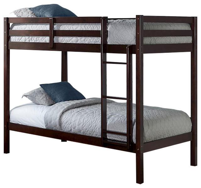 Hilale Caspian Twin Over Bunk Bed Chocolate 2176 021 Hilale Caspian Twin Over Bunk Bed Chocolate 2176 021
