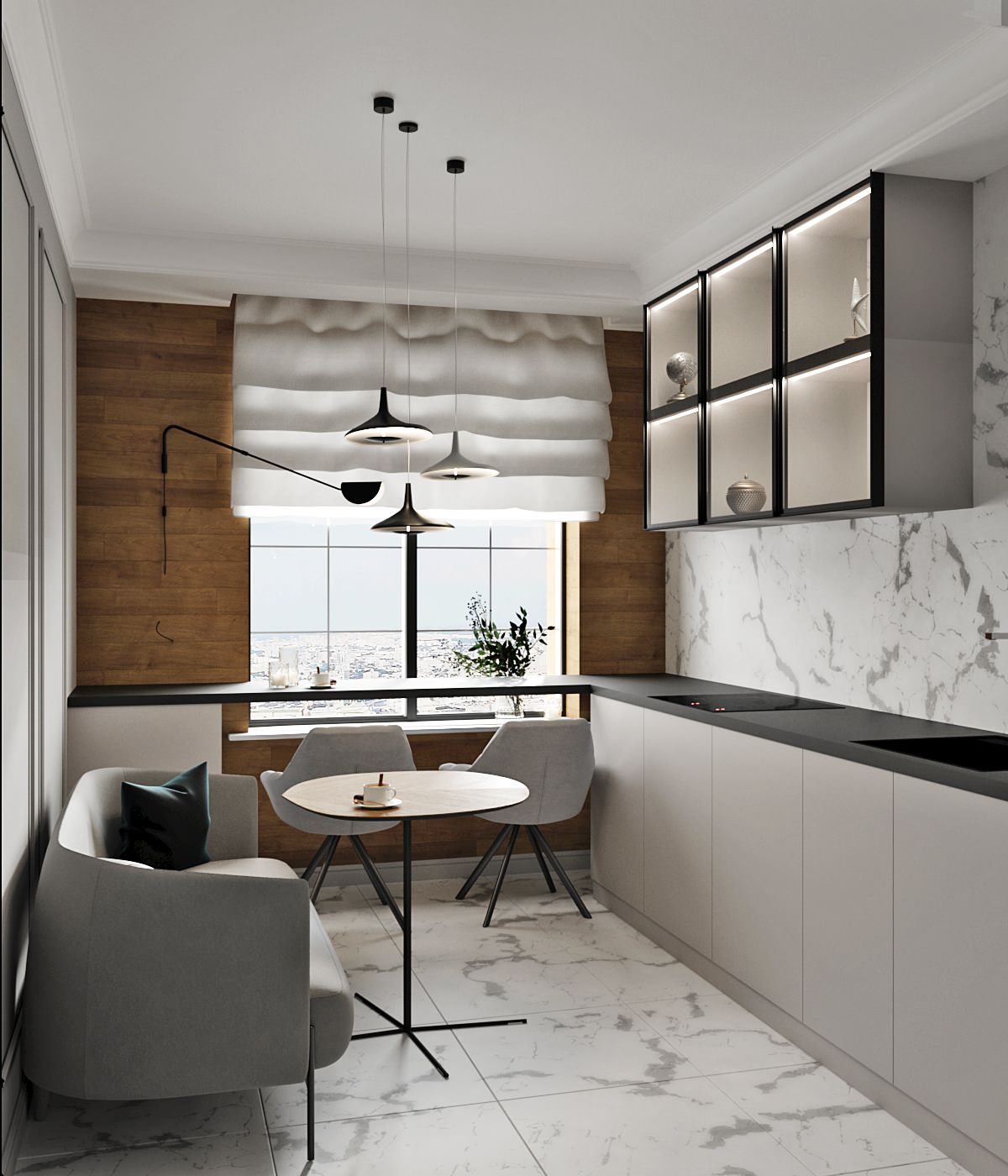 Эскизы квартиры на Соколе