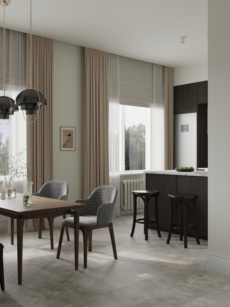 Современная классика на Ленинском проспекте: 86 м² комфорта для двоих