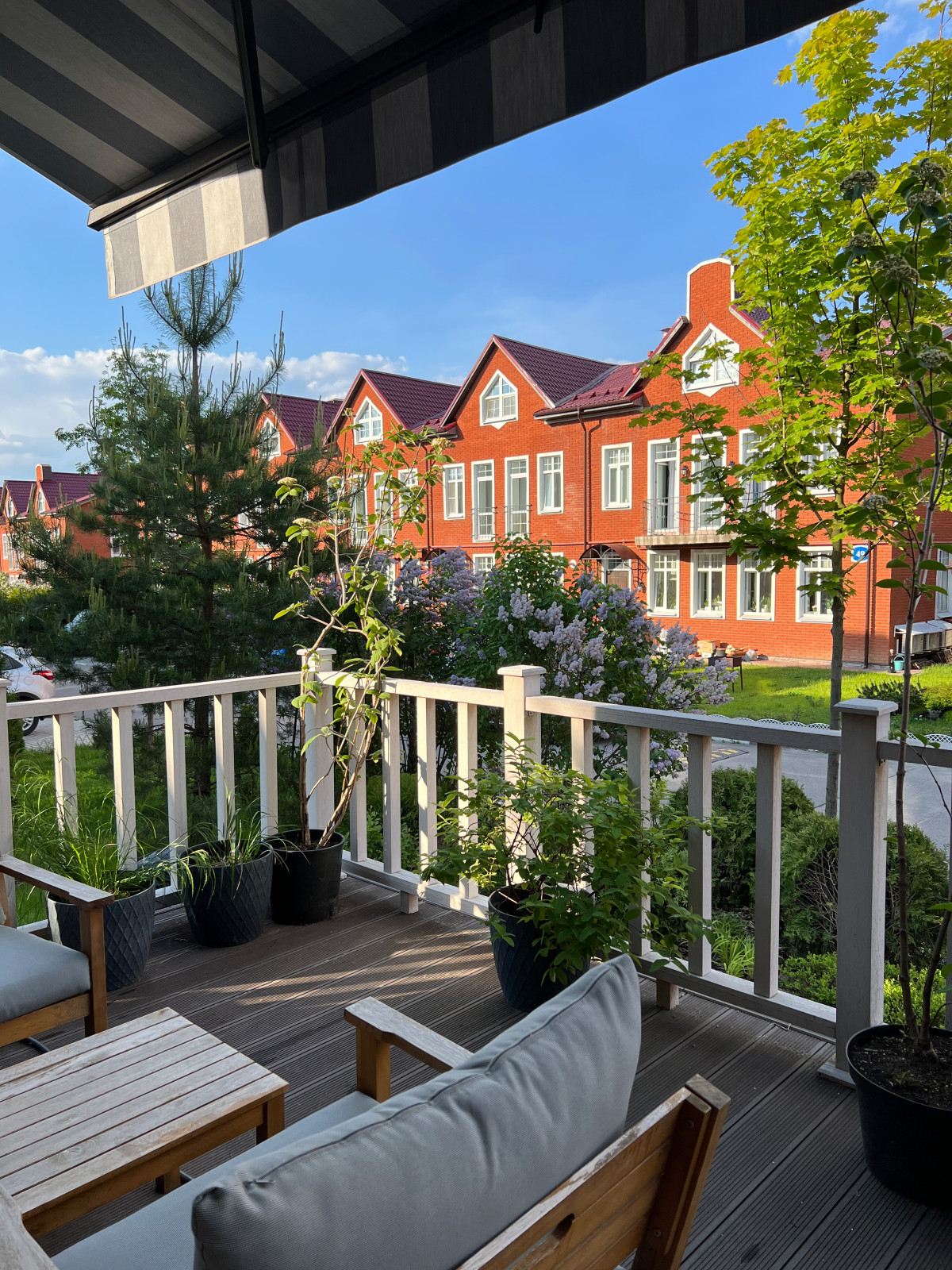 Мини-сад у таунхауса