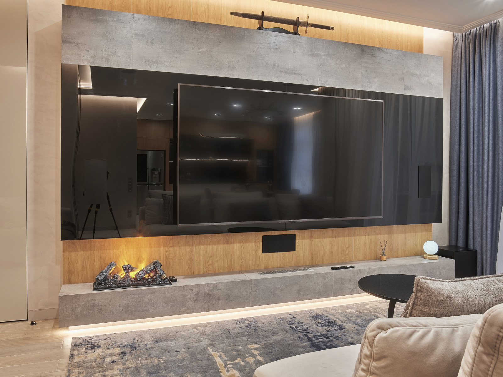 Кухня-гостиная 68 кв.м. 2022 г. Фотографии.